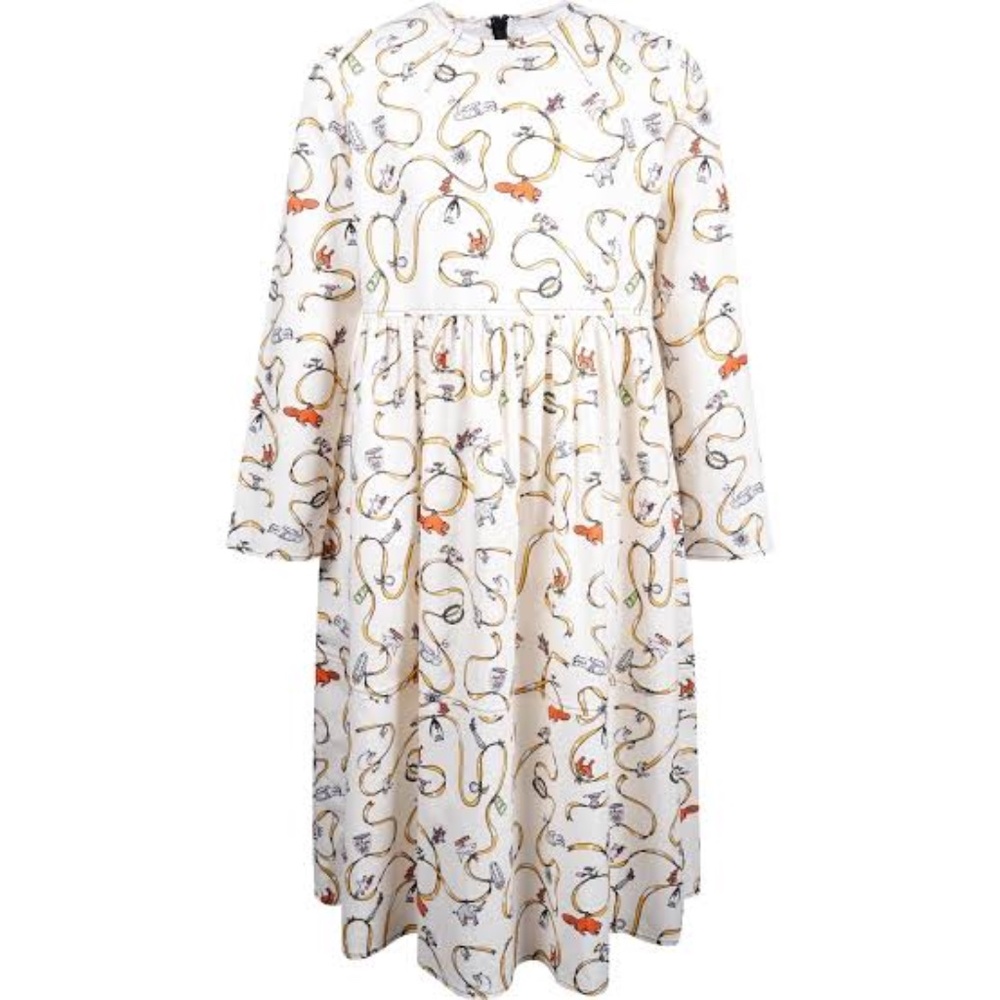 MARNI ribbon printed dress size 14